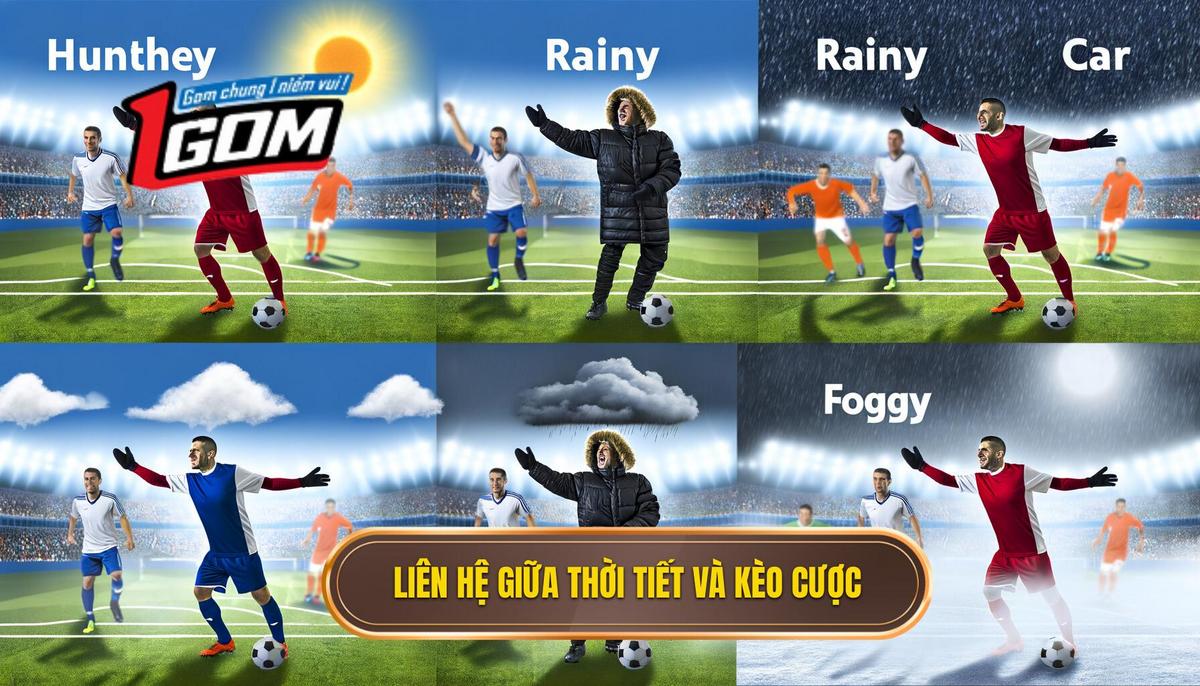  Mối liên hệ giữa từng loại thời tiết và kèo cược