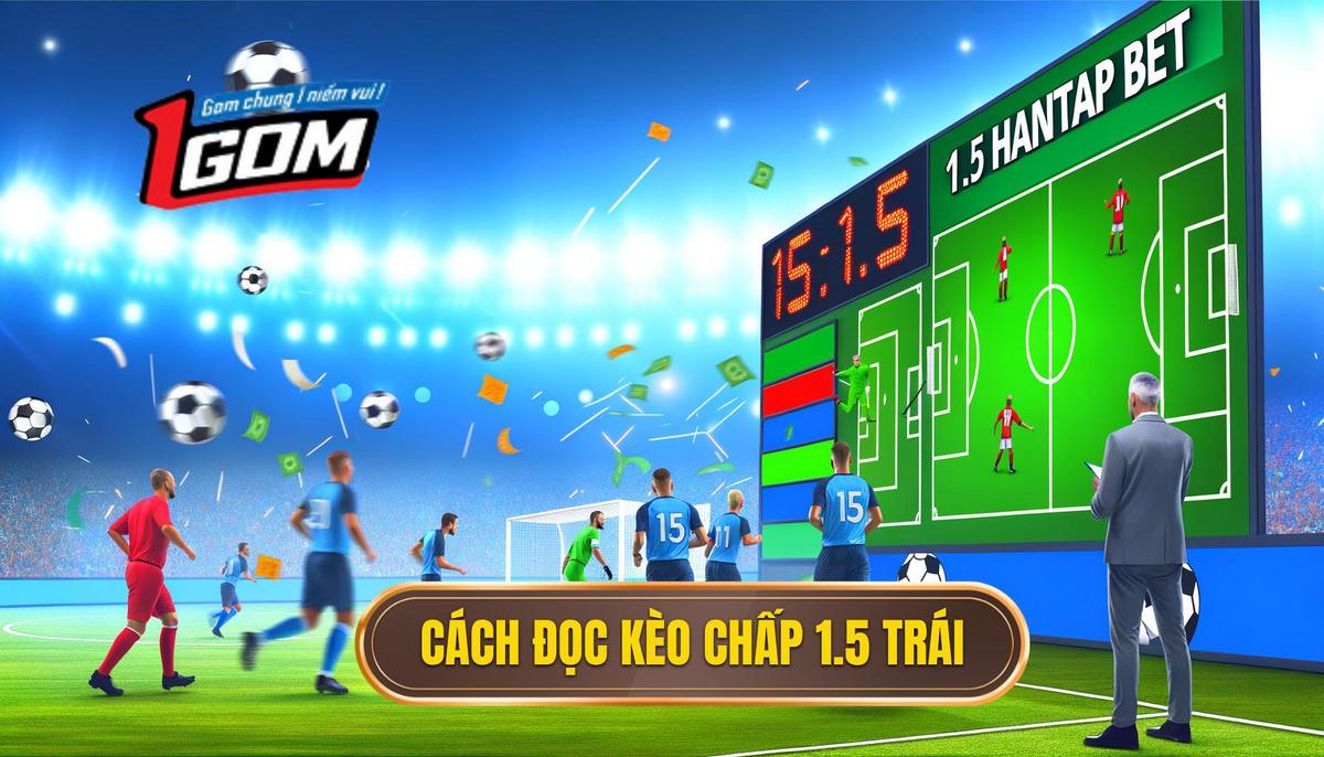 Cách Đọc Kèo Chấp 1.5 Trái Trên Bảng Kèo