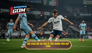 Kèo cược đội ghi bàn từ tình huống phối hợp cánh
