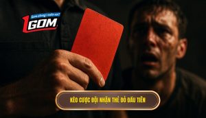 Kèo cược đội nhận thẻ đỏ đầu tiên